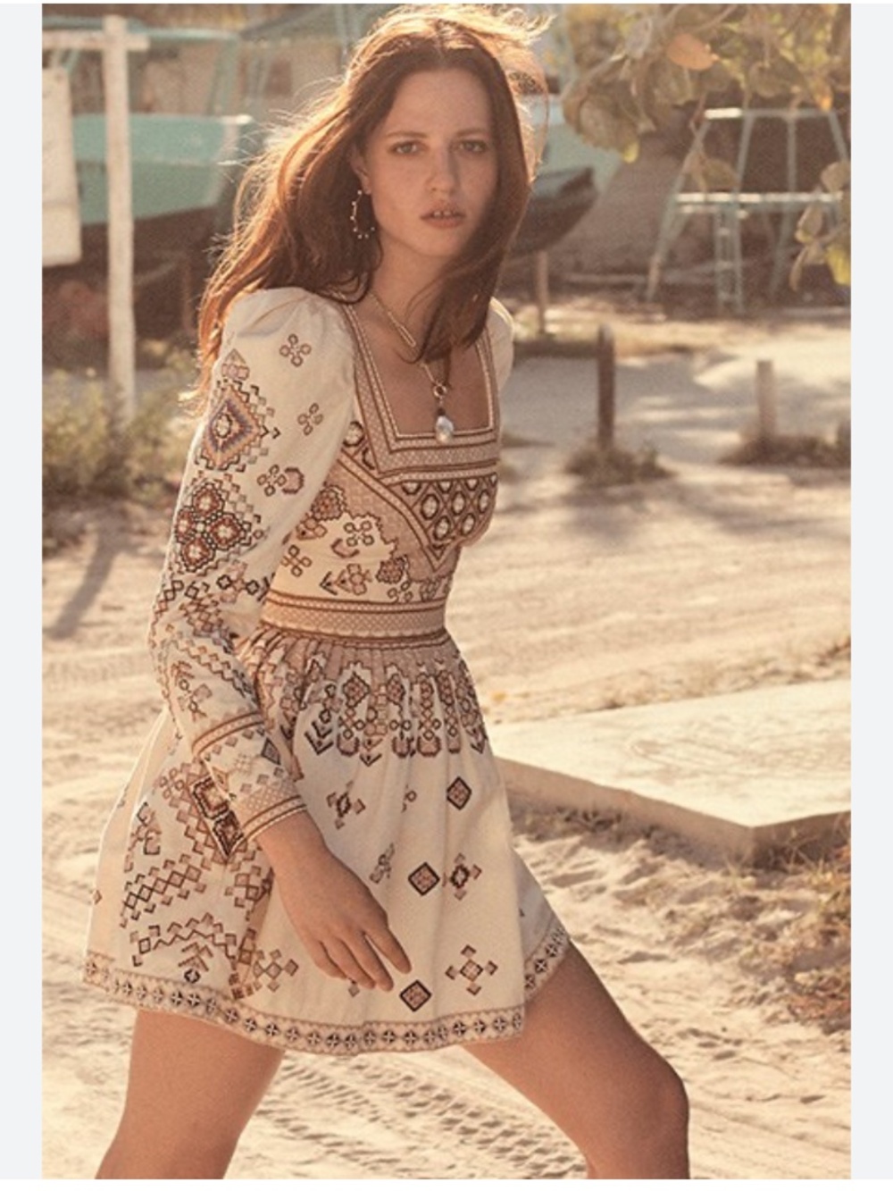 Ulla Johnson Adilah Runway Dress in Ochre 4